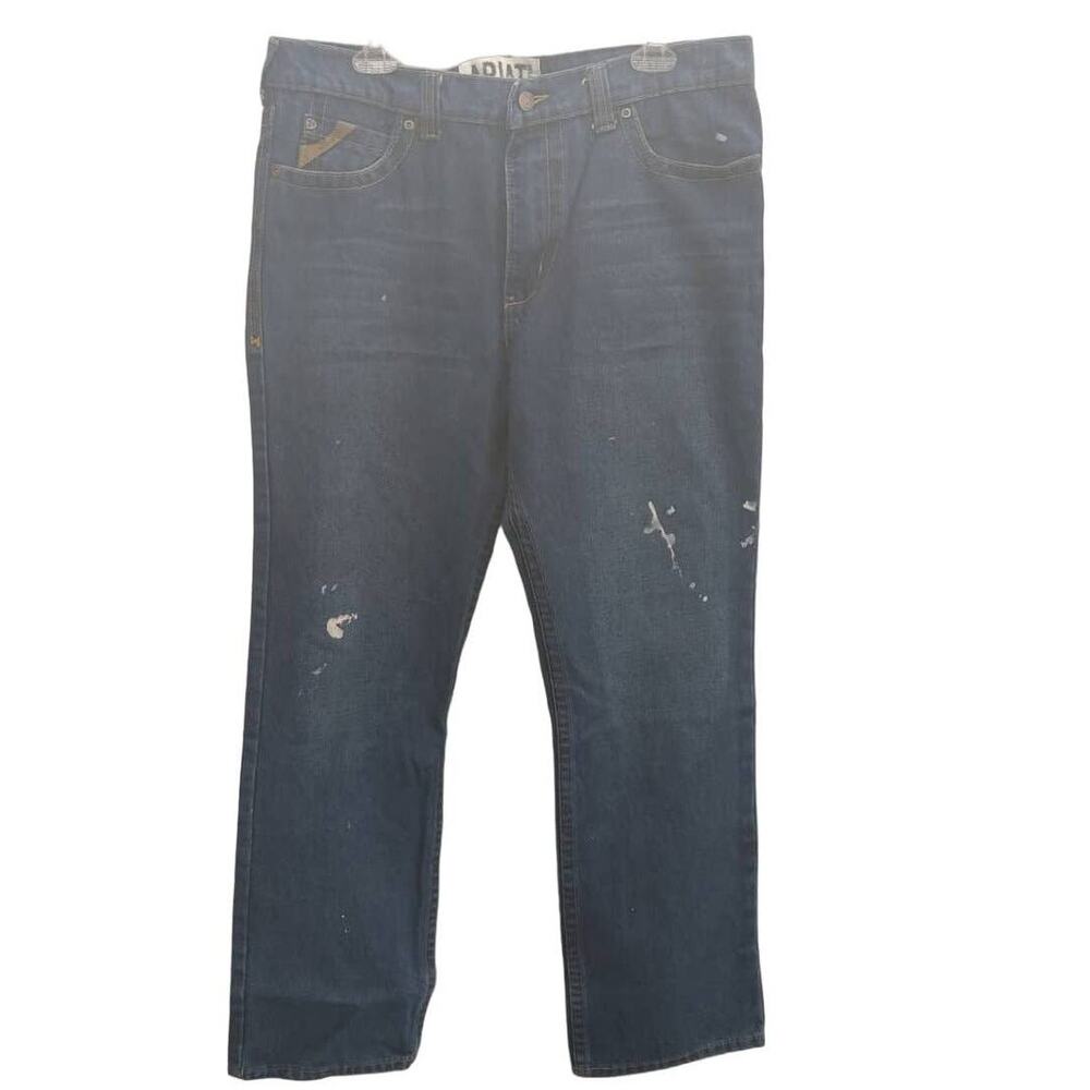Ariat M5 Slim Straight Jeans Mens 34x32 Splatter